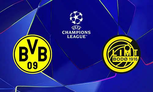 موعد مباراة بوروسيا دورتموند وبودو/غليمت في دوري أبطال أوروبا والقنوات الناقلة
